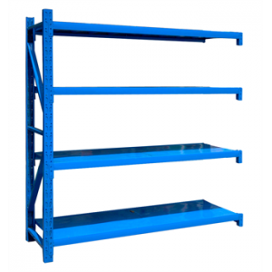 中型貨架副架2000×500×2000mm(四層,500kg/層,藍色)